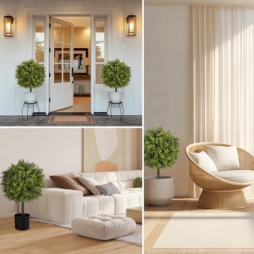 Veryhome Boxwood Topiary 236in IndoorOutdoor Decor