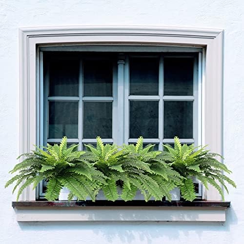 Large Fake Ferns with Silk Leaves Boston Fern Bundle