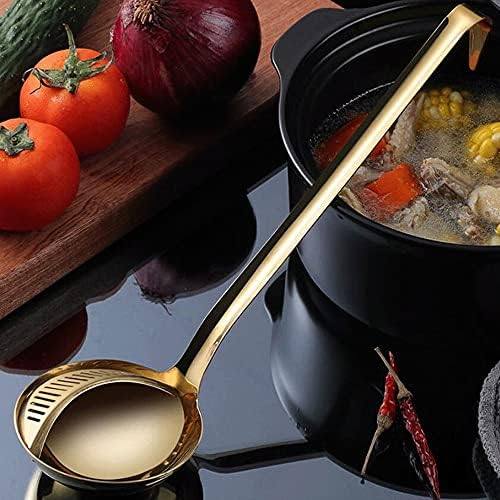 Quick Easy Stainless Steel Long Handle Hot Pot Colander Silver IEFGIDOAFOEJHGT