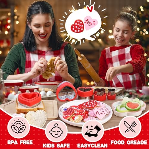 Heart Cookie Cutter Set - Baking Party Uses