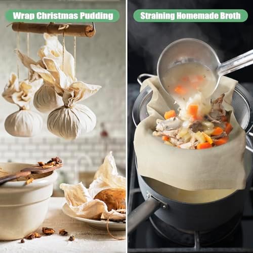 Olicity Cheese Cloth Perfect for Straining Cooking and More