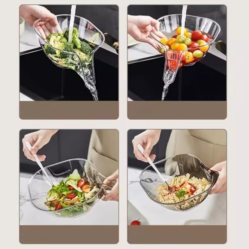 Double-Piece Multi-Functional Drain Basket