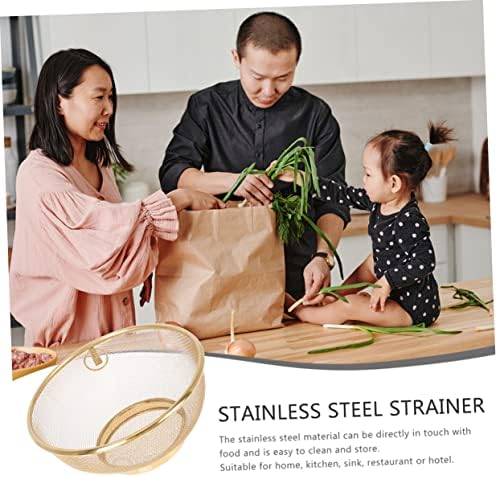 Stainless Steel Fine Mesh Strainer for Kitchen Use
