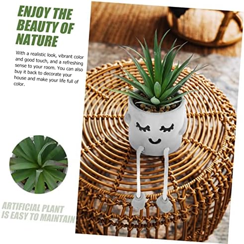 Luxshiny Cute Caucasian Simulated Succulent Plant