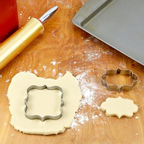 Bakerpan Stainless Steel Plaque Cookie Cutters Set of 2