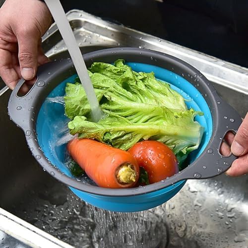 Adjustable Silicone Colander Set