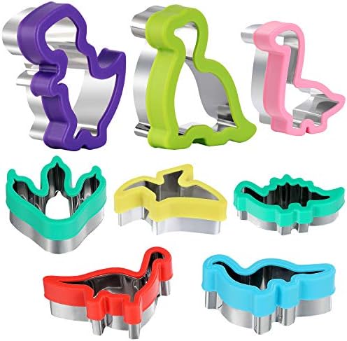 Sturdy Dinosaur Cookie Cutters Set for Kids