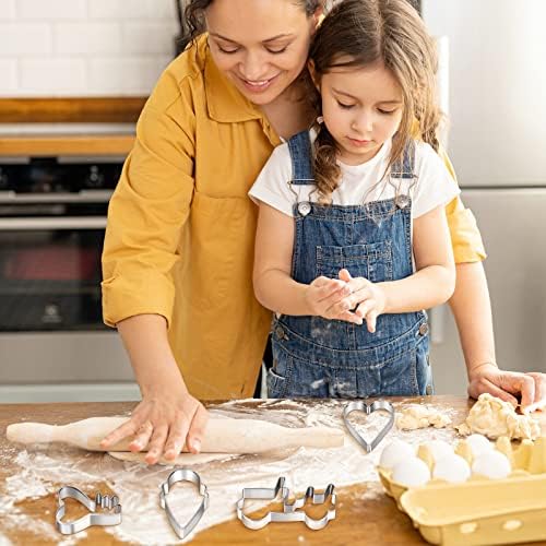 Stainless Steel Metal Cookie Cutters Set by Yinder - 108 Pcs Multipurpose Baking Tools