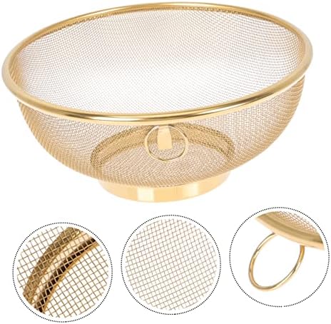 Ergonomic Metal Strainer Kitchen 30-Second Speed Rust-Resistant
