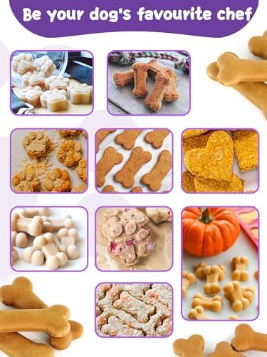 Delicious Custom Dog Treat Molds Kit with 123 Pcs