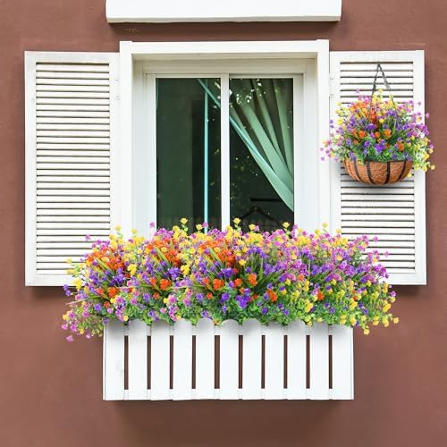 Vibrant Outdoor Artificial Plants Durable Easy to Maintain