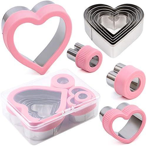 BakingWorld Heart Cookie Cutter Set