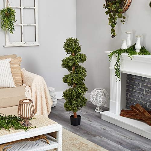 46in Boxwood Spiral Topiary Artificial Tree