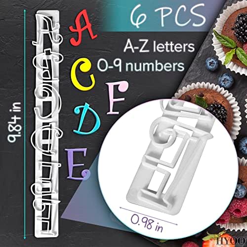 HYQO Elaborate Letter Stamps Set