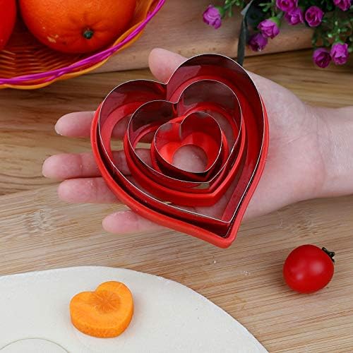 Love Heart Shape Cookie Cutters Set Mini Medium Large