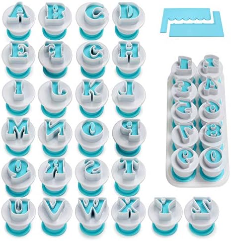 36-Piece Alphabet and Numbers_uppercase embossing cutter
