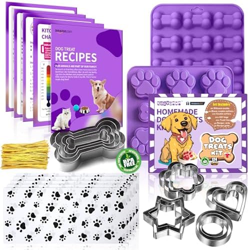 Delicious Custom Dog Treat Molds Kit with 123 Pcs