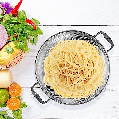 Premium 6-Qt 188 Stainless Steel Colander