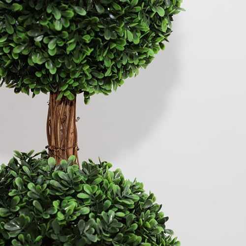 Faux Boxwood Ball Tree Outdoor