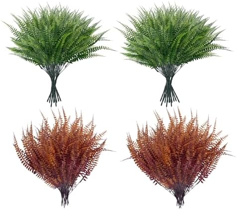1220PCS Faux Shrub Fake fern greenery plant BEIJIALY