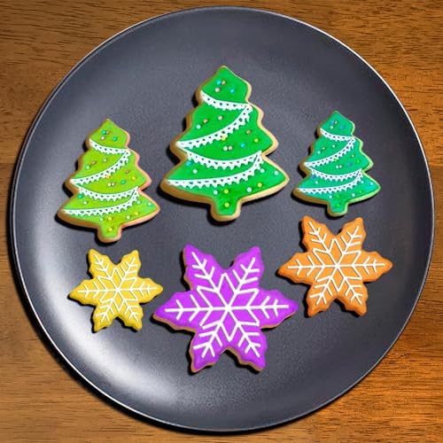 Mini Christmas Cookie Cutters for Baking and Crafting 18 Piece Set