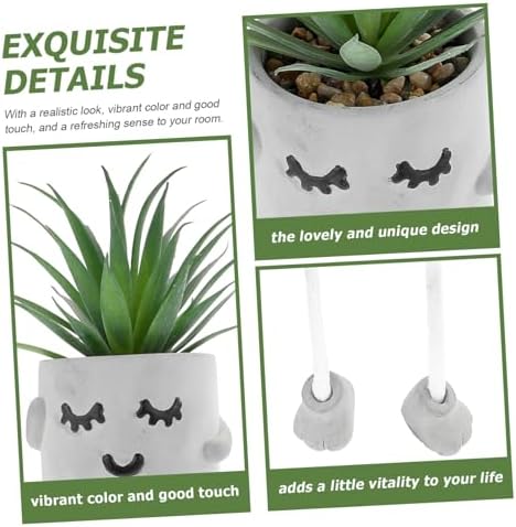 Luxshiny Cute Caucasian Simulated Succulent Plant