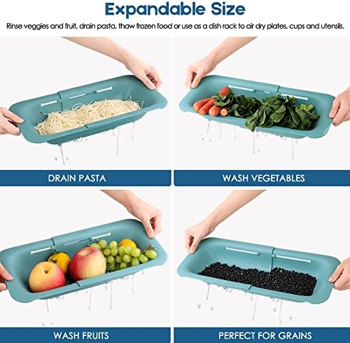 Collapsible Colander for Easy Dringing - Expandable Durable
