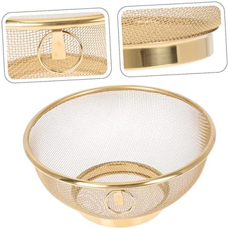 SHOWERORO Stainless Steel Colander Sieve Fine Mesh Durable Kitchen Essential