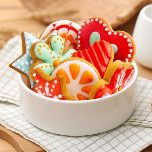 Upgrade 12-Piece Metal Cookie Cutters Set for Perfectly Pieces