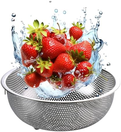 Stainless Steel Colander 2-Pack