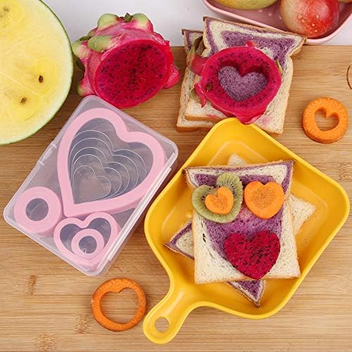 BakingWorld Heart Cookie Cutter Set