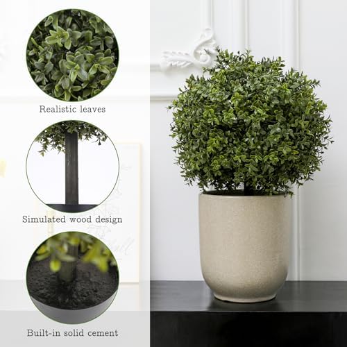 Veryhome Boxwood Topiary 236in IndoorOutdoor Decor