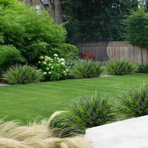 HyeFlora Artificial White Monkey Grass Plants 10 Bundles