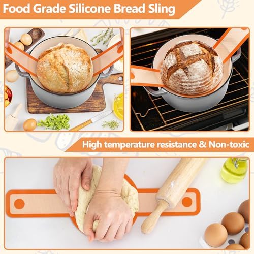 E-far Bread Proofing Baskets Set of 2 9 Inch Round