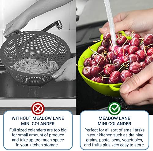 6-inch Colander for Kitchen Mastery Precision Design and Convenience