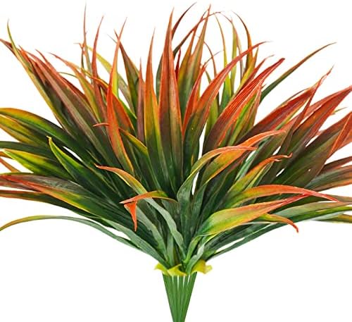 6Pcs Fake Grass Outdoor Planter