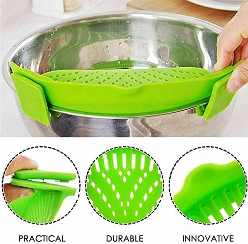 High-Quality Clip-On Striner for Pasta Meat Vegetables Fruits