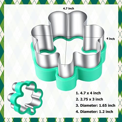 Stylish Shamrock Cookie Cutter Set for All Ages