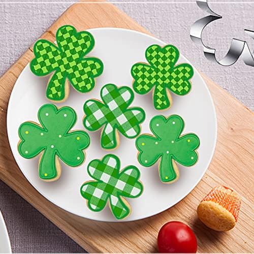 St Patricks Day Cookie Cutter Set Perfect Choice for Baking and Crafts