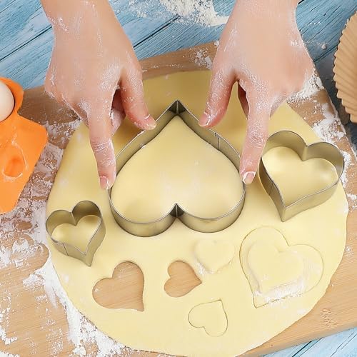 5-Piece Heart Cookie Cutter Set