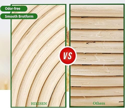 Sourdough Proofing Basket Set for 10-inch Ovals 2-Piece