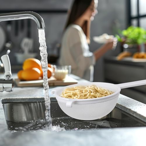 HIC Double-Ear Fine Mesh Strainer BPA-Free 7-Inch Colander