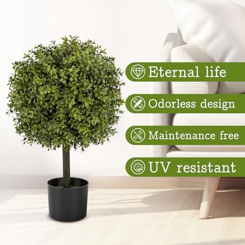 Veryhome Boxwood Topiary 236in IndoorOutdoor Decor