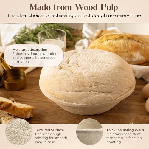 11 Round Banneton Bread Proofing Basket Made in Germany
