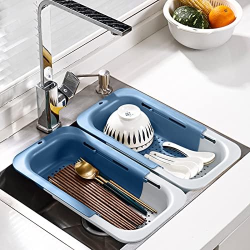 KESAPLAN Collapsible Sink Strainer Basket - Retractable Strainer for Kitchen Use