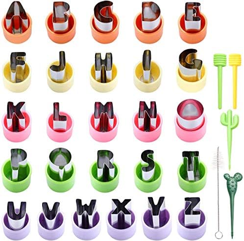 26-Piece Mini Alphabet Cookie Cutter Set