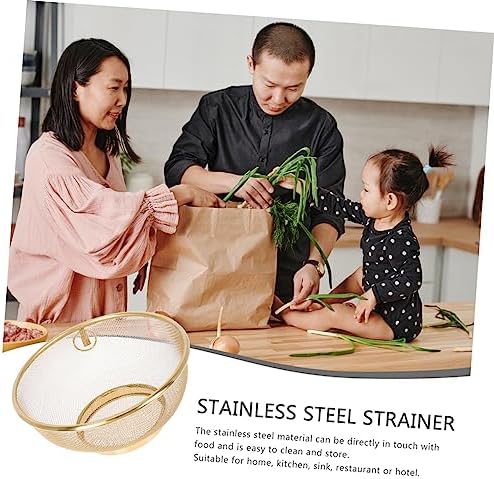 Stainless Steel Fine Mesh Colander for Food Straining