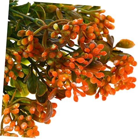 Realistic Fake Red Berries Decor plant pots