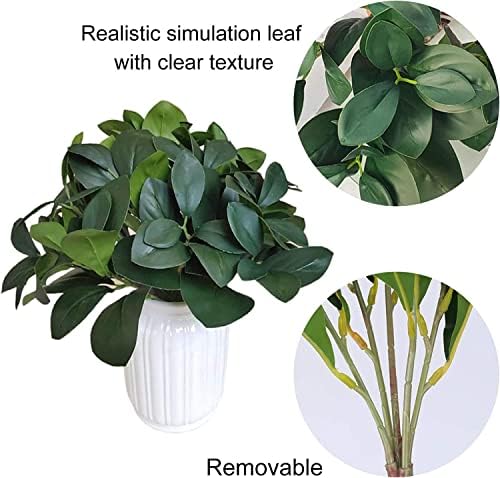 8-Piece Fake Eucalyptus Shrubs for Greenery