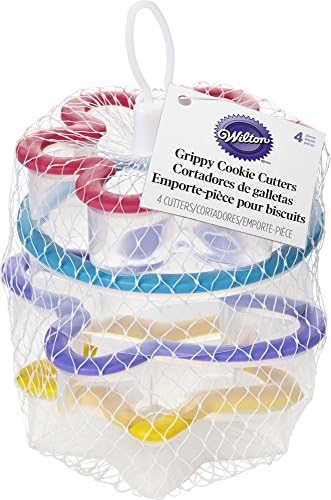 Wilton 4-Piece Comfort Grip Cookie Cutter Set